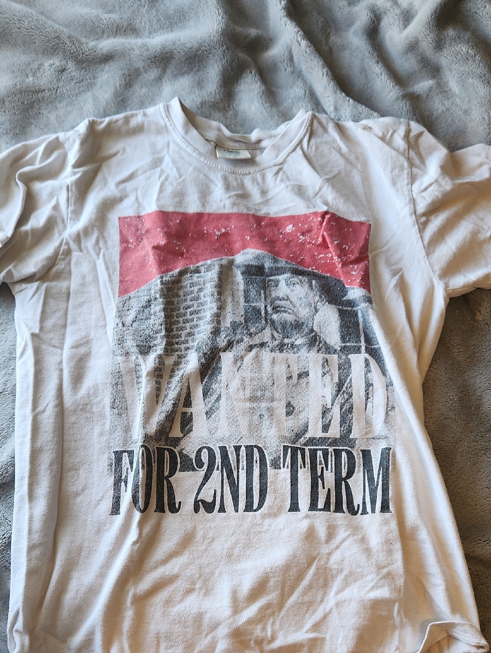 Comfort Colors Light Cream/Tan Garment Tag Tee Trunp Shirt